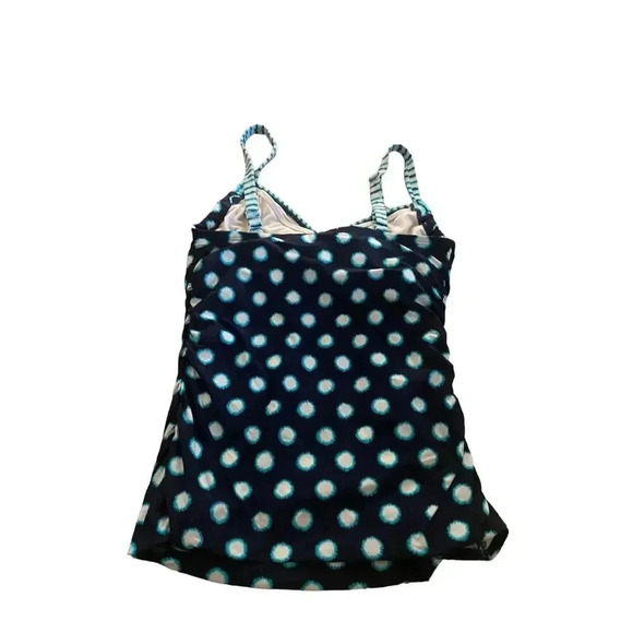 Coco Reef Navy Capta High Tide Mix Tankini Top Swimsuit Size 34DD - Picture 5 of 5
